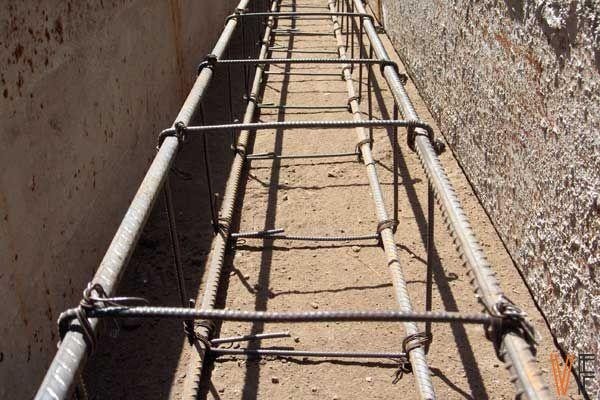 Армирование ленточного фундамента Армирование ленточного фундамента