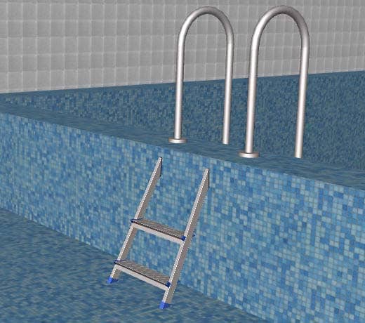 Лестница для бассейна своими руками