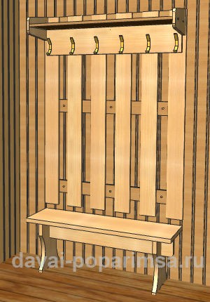 Настенная вешалка своими руками для бани Настенная вешалка своими руками для бани