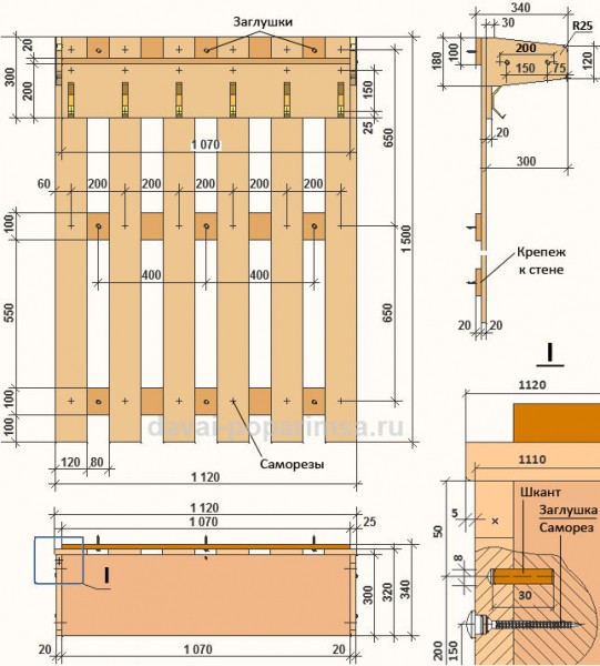 Настенная вешалка своими руками для бани Настенная вешалка своими руками для бани