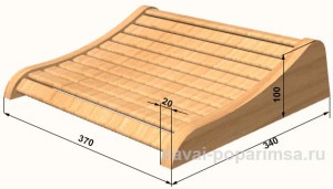 Подголовник для бани своими руками Подголовник для бани своими руками