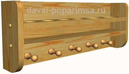 Полка настенная своими руками для бани – делаем по чертежам